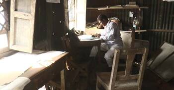 চোরের ভয়ে নথি নিতে হয় বাড়িতে, বৃষ্টিতে ভিজে যায় সবকিছু