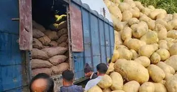 ভারত থেকে এলো আরও দুই হাজার টন আলু