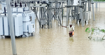 মৌলভীবাজারে বিদ্যুৎ উপকেন্দ্রে পানি, সরবরাহ বন্ধ