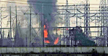 Aminbazar power grid fire brought under control