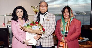 President reaches London from UAE for health check-up