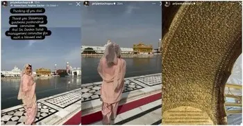 বাতাসে ডিভোর্সের গুঞ্জন, স্বর্ণমন্দিরে ছুটে গেলেন প্রিয়াঙ্কা চোপড়া