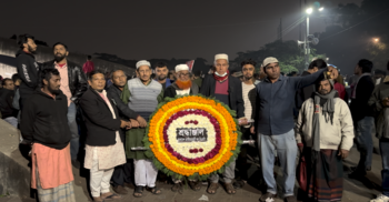 'প্রিয় নেত্রীর কবর জিয়ারত না করা পর্যন্ত ঘরে ফিরব না'