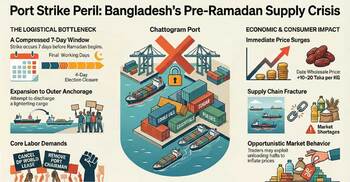 Port strike threatens Ramadan supply chains, raising fears of price surge
