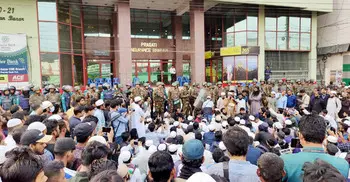 Demo again in front of Prothom Alo office