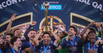 PSG beat Lens to win fifth straight Ligue 1 title