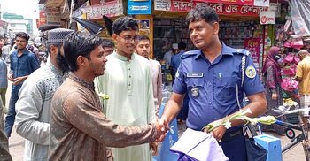 ঝালকাঠিতে কাজে ফিরেছে পুলিশ