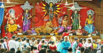 আজ বিজয়া দশমী, দেবী বিসর্জন