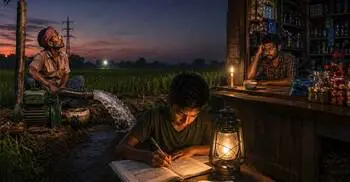 ‌‘তীর্থের কাকের মতো চেয়ে থাকি কখন বিদ্যুৎ আসে’