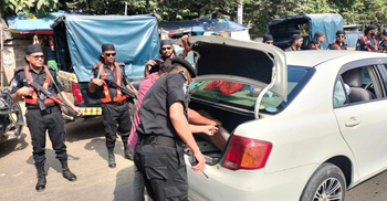 সমাবেশ কেন্দ্র করে ঢাকার প্রবেশমুখে বিশেষ চেকপোস্ট বসালো র‌্যাব