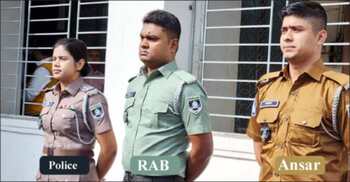 New uniforms for Police, RAB, and Ansar