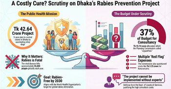 Tk 15.74cr consultancy fee raises eyebrows in rabies project