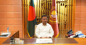 PM holds office at Armed Forces Division for first time