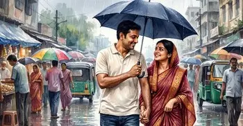 আমার ছাতা তোমার পরম নির্ভরতা