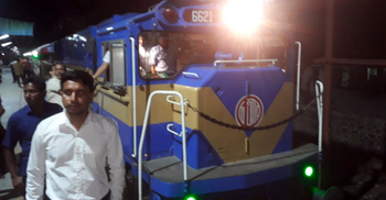 রাজবাড়ী হয়ে ভাঙ্গা গেলো পদ্মা ট্রায়াল স্পেশাল ট্রেন