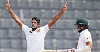 Fernando to replace injured Rajitha for Chattogram Test