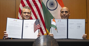 India, US sign 10-year defence pact