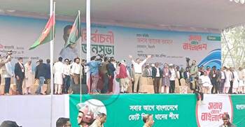 শাহ মখদুমের মাজার জিয়ারত করে সমাবেশ মঞ্চে তারেক রহমান