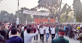 রংপুরে দলে দলে জনসভায় যোগ দিচ্ছেন নেতাকর্মীরা, পরিপূর্ণ সভাস্থল