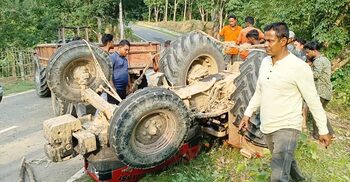 রাঙ্গামাটিতে ট্রাক্টর উল্টে নিহত ৩
