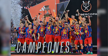 স্প্যানিশ সুপার কাপ;  রাফিনহার জোড়া গোলে মরুর বুকে চ্যাম্পিয়ন বার্সেলোনা