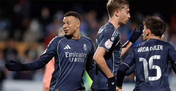Mbappe strikes twice as Real beat Talavera in Copa del Rey