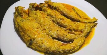 লেবু পাতা দিয়ে পাবদার ঝোল
