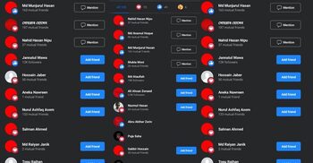 'Red' profiles flood Facebook