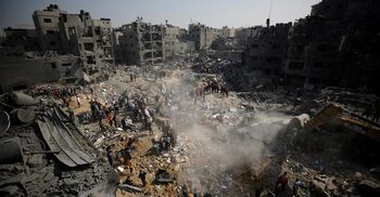 Hamas says Israel’s strikes on refugee camp kill 195 people