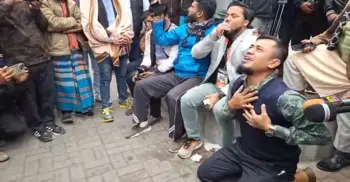 কান্নায় ভেঙ্গে পড়লেন বিএনপির নেতাকর্মীরা