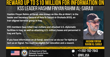 US offers $10m reward for leader of Iran-linked Iraqi group