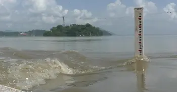 Brahmaputra water overflows in Gaibandha, flooding river basin areas