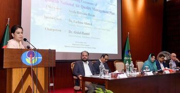 Rizwana unveils nat’l air quality management action plan