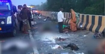 11 killed as trailer rams into bus in India’s Rajasthan