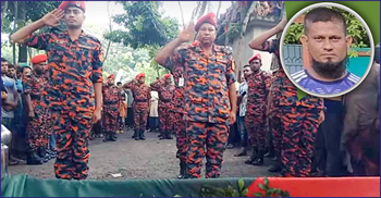মোটরসাইকেল দুর্ঘটনায় প্রাণ গেলো ফায়ারম্যানের