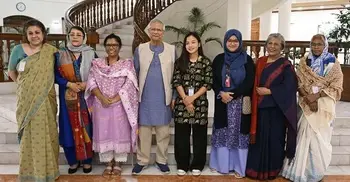 রোকেয়া পদকজয়ীদের সংবর্ধনা দিলেন প্রধান উপদেষ্টা