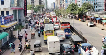 প্রগতি সরণিতে পাইপলাইনের কাজ শুরু, বিকল্প পথে চলাচলের অনুরোধ