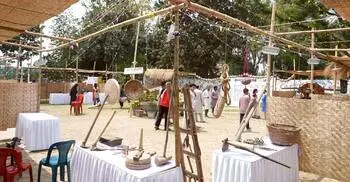 রাবি শিবিরের নববর্ষ প্রদর্শনীতে গ্রাম-বাংলার ঐতিহ্য