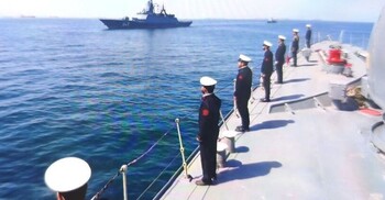 যুক্তরাষ্ট্রের সঙ্গে উত্তেজনার মধ্যেই যৌথ সামরিক মহড়া ইরান-রাশিয়ার