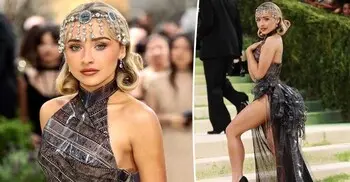 সেলুলয়েডের ঝলকে মেট গালায় সাবরিনা কার্পেন্টার