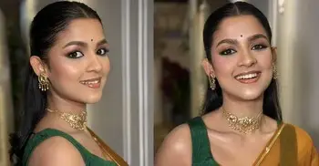 নজরকাড়া সাদিয়ার ঈদ লুক