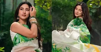 ‘চা গরম’ লুকে মায়াবী সাফা