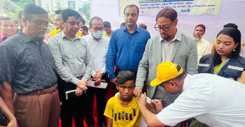 চট্টগ্রাম সিটিতে ৮ লাখ ২৯ হাজার শিশুকে দেওয়া হবে টাইফয়েডের টিকা