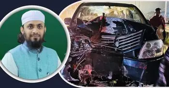 Islamic preacher Saifullah injured as truck crashes into microbus