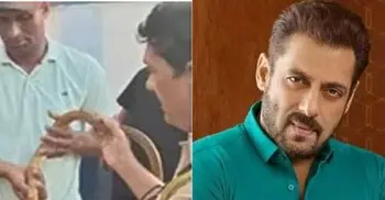 সালমানের বাসভবন থেকে সাপ উদ্ধার, মুহূর্তে ছড়িয়ে পড়ে আতঙ্ক