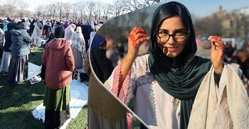 ঈদের নামাজ পড়লেন মাহি