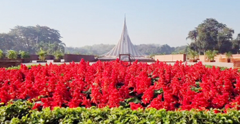 শ্রদ্ধায় সিক্ত হতে প্রস্তুত জাতীয় স্মৃতিসৌধ