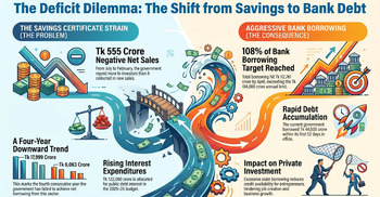 Repayments exceed sales in savings certificates, strain on budget grows