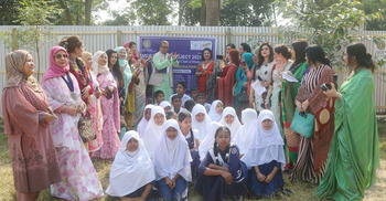 ইনার হুইল ক্লাবের উদ্যোগে স্কুলের নিরাপত্তা বেষ্টনী