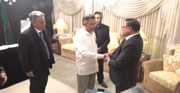 তারেক রহমানের সাথে সাক্ষাৎ করলেন শ্রীলঙ্কার পররাষ্ট্রমন্ত্রী